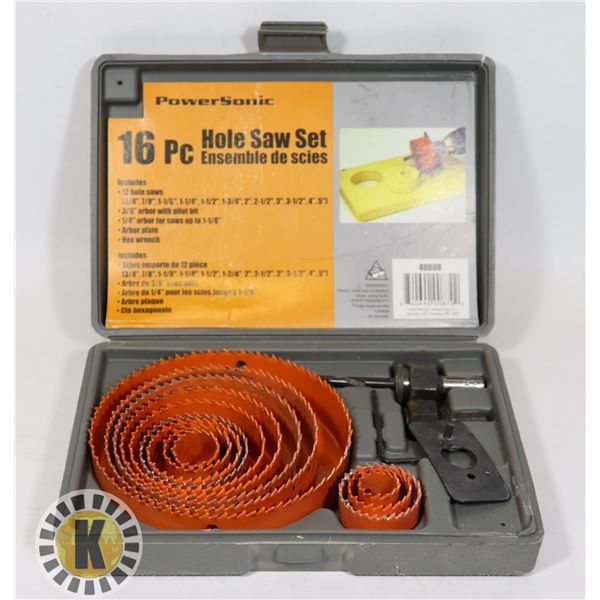 HOLE SAW KIT IN CASE