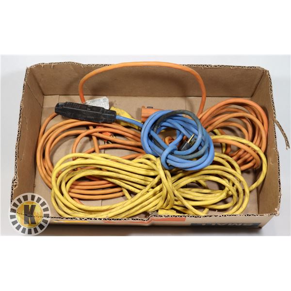 BUNDLE OF THREE EXTENSION CORDS