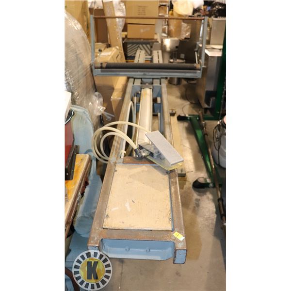 AIR POWERED COMMERCIAL FABRIC STRETCHING MACHINE