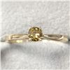 Image 1 : 10K YELLOW GOLD DIAMOND (0.18CT,SI1,YELLOWISH