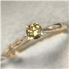 Image 2 : 10K YELLOW GOLD DIAMOND (0.18CT,SI1,YELLOWISH