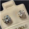 Image 2 : 10K WHITE GOLD MOISSANITE(1.65CT)  EARRINGS