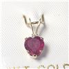 Image 1 : 10K YELLOW GOLD RUBY(1CT) DIAMOND(0.03CT)