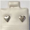 Image 1 : SILVER HEART EARRINGS, MADE IN CANADA