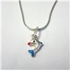 Image 1 : SILVER DOLPHIN 16" NECKLACE