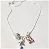 Image 2 : SILVER LOT OF 3 PENDANT NECKLACE