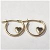 Image 1 : 14K YELLOW GOLD 0.4G EARRINGS