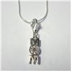 Image 1 : SILVER CZ 16" NECKLACE