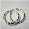 Image 1 : SILVER HOOP EARRINGS