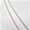 Image 2 : SILVER CUBAN LINK CHAIN 16" NECKLACE