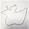 Image 3 : SILVER CUBAN LINK CHAIN 16" NECKLACE