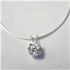 Image 1 : SILVER CZ 16" NECKLACE