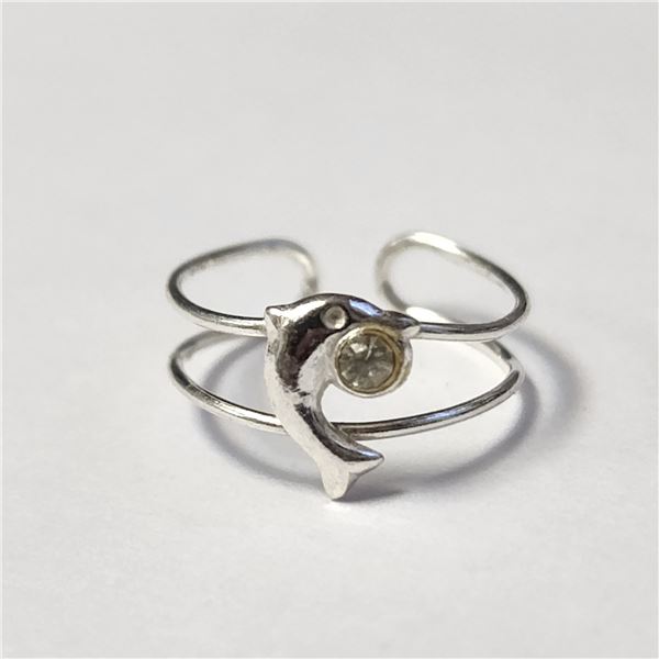 SILVER CZ RING