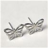 Image 2 : SILVER BUTTERFLY EARRINGS