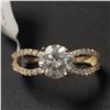 Image 1 : 10K YELLOW GOLD MOISSANITE(1.75CT)  RING