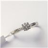 Image 2 : 14K WHITE GOLD DIAMOND (0.25CT,I1,G) RING