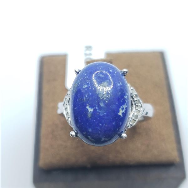 SILVER LAPIS(9.4CT) RING