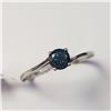 Image 2 : 10K YWG BLUE DIAMOND (TREATED)(0.38CT)  RING