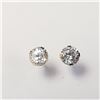 Image 1 : 14K YELLOW GOLD CZ   EARRINGS, MADE IN CANADA