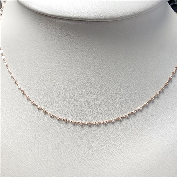 18K ROSE GOLD 0.7G 16  NECKLACE