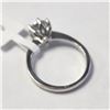 Image 4 : 10K WHITE GOLD WHITE MOISSANITE(1CT) RING