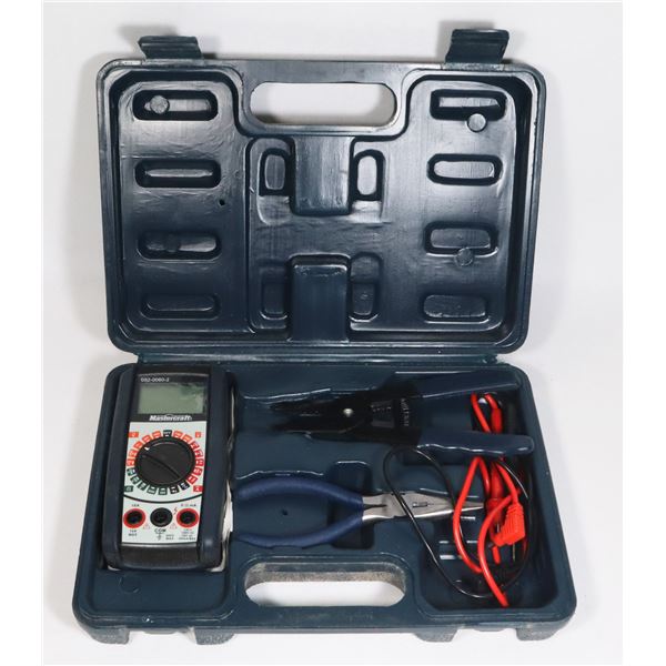 MASTERCRAFT MULTIMETER SET IN CASE