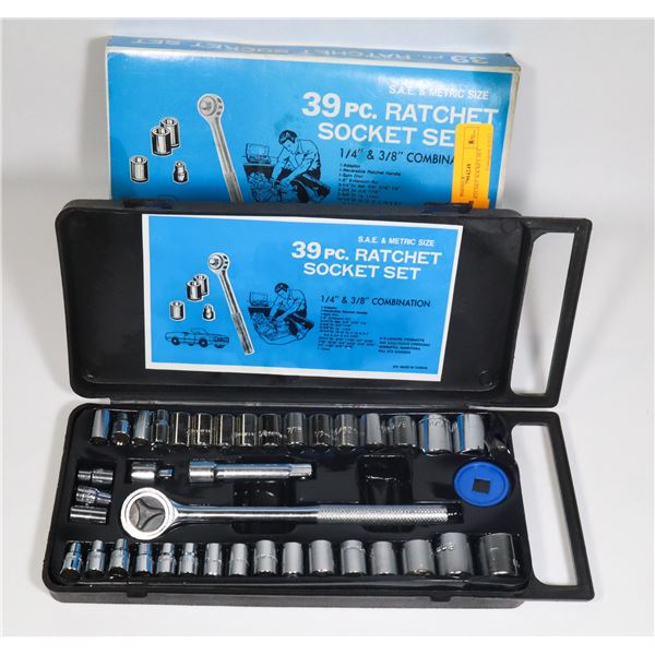 39PC RATCHET SOCKET SET