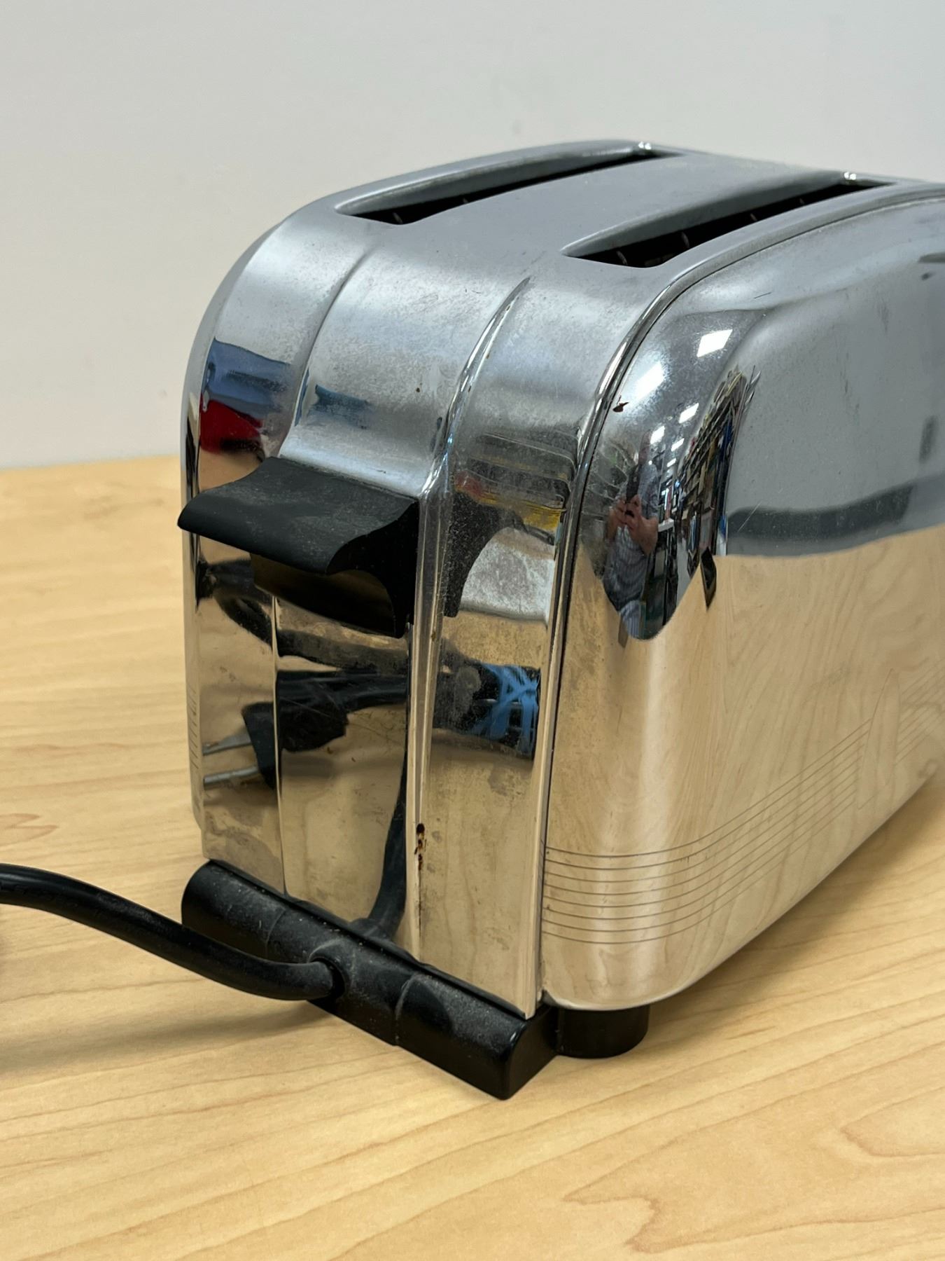 Chrome Deco MorphyRichards Toaster & Toastess Waffle Grill w/box