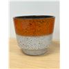 Image 2 : 2 Mid Century West German Pottery Pieces - Planter Pot & Small Handled Jug