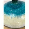 Image 8 : Mid Century Raymor Italy Ceramic Vase w/Label (approx: 10"W 9"T) some crazing & glaze flaw
