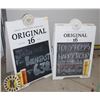 Image 1 : TWO A FRAME DISPLAY BOARDS (CHALK WRITEABLE)