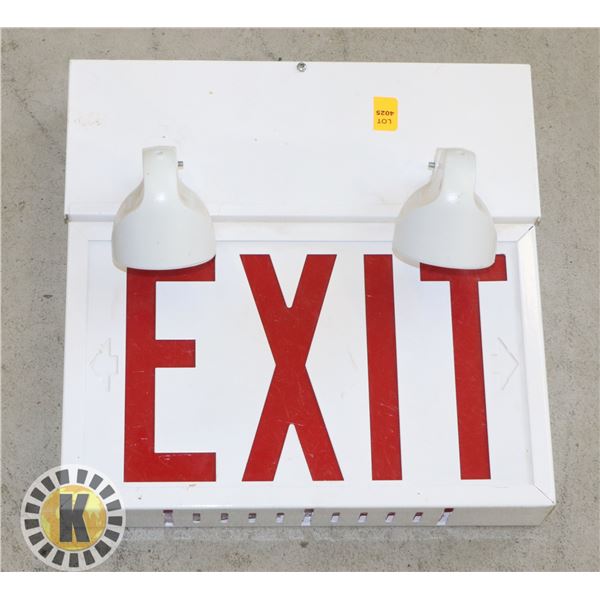 EXIT SIGN