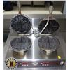 Image 2 : WELLS COMMERCIAL WAFFLE MAKER MODEL WB2E