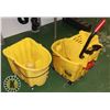 Image 1 : TWO RUBBERMAID COMMERCIAL MOP BUCKETS WITH ONE