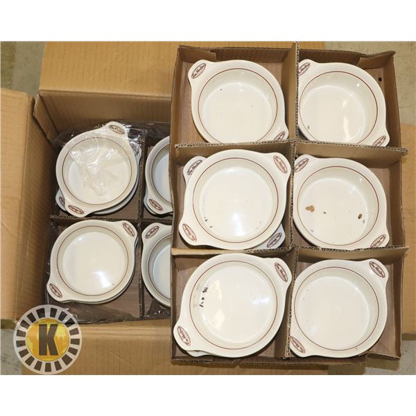 BOX OF TIM HORTONS SOUP BOWLS