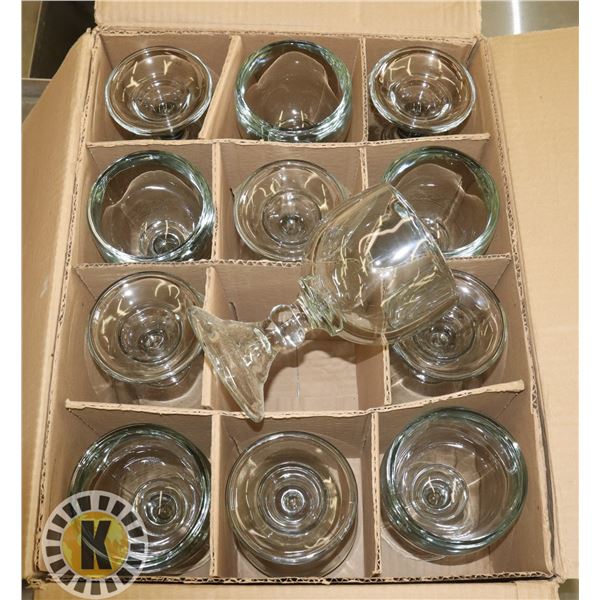 CASE OF SCHOONER BEER GLASSES