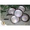 Image 1 : 5 FRYING PANS