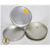 Image 1 : LOT OF 5 ROUND PIZZA PANS