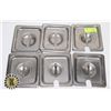 Image 1 : STAINLESS STEEL 1/6 INSERT LIDS