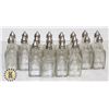 Image 1 : LOT OF 20 GLASS VINEGAR BOTTLES WITH SS TOP