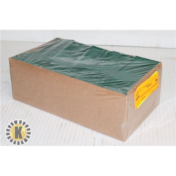 BOX OF NEW GREEN NAPKIN ROLL STICKERS