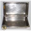 Image 1 : LOT OF 2 FULL SIZE STAINLESS STEEL INSERT 4" DEEP