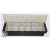 Image 1 : BAR TOP CONDIMENT CADDY WITH INSERTS
