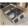 Image 2 : DOUBLE STEEL KITCHEN SINK WITH SINK RACKS