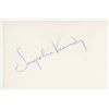 Image 1 : Jacqueline Kennedy signature cut