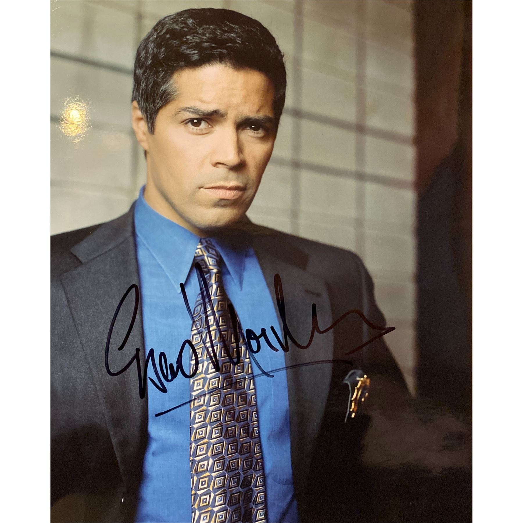 NYPD Blue Esai Morales signed photo NYPD Blue Esai Morales signed photo