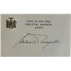 Image 1 : Nelson Rockefeller signed card. GFA authenticated