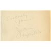 Image 1 : Jean Harlow signature cut