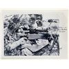 Image 1 : US Marine Sniper Marksman Chuck Mawhinney Signed Photo