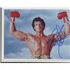 Image 1 : Sylvester Stallone signed "Rocky III" movie photo